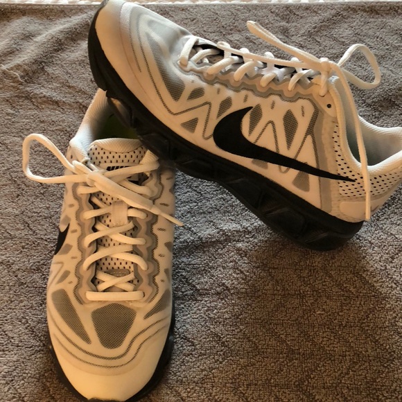 tennis shoes with black soles